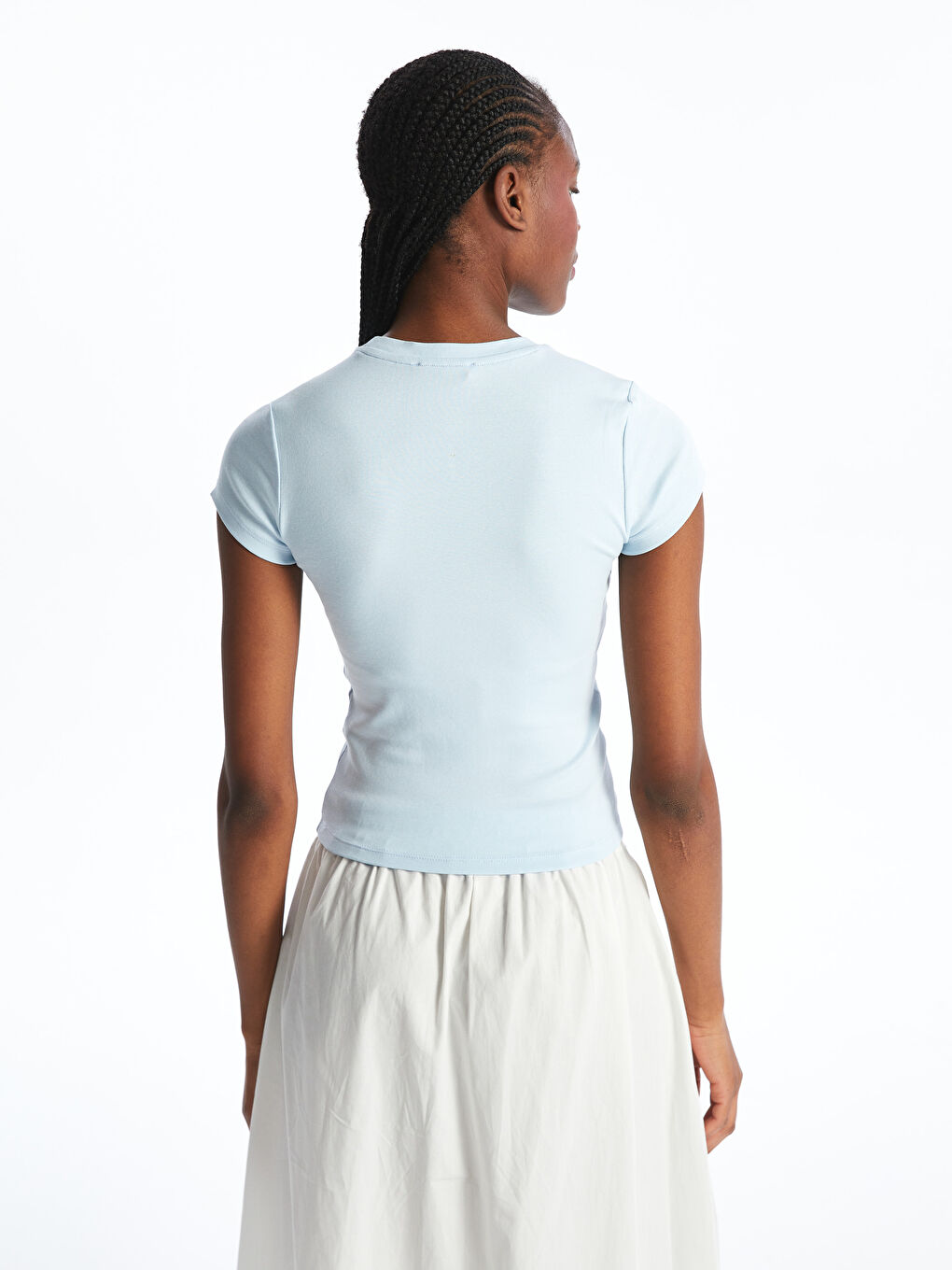 XSIDE Crew Neck Women's T-Shirt -S5PG07Z8-CU5