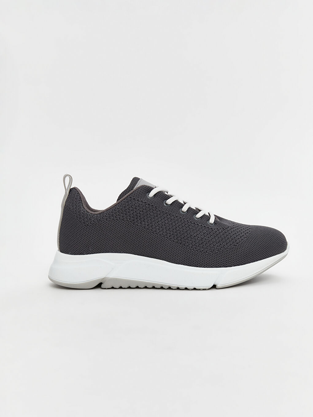 Gri File Detaylı Erkek Spor Ayakkabı-1