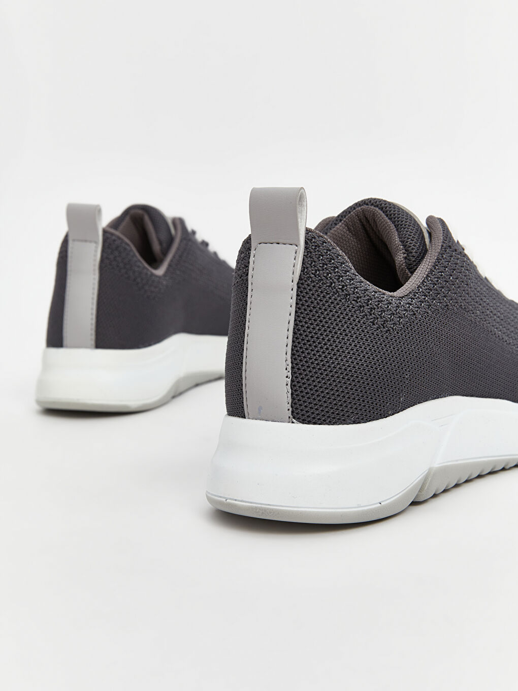 Gri File Detaylı Erkek Spor Ayakkabı-4