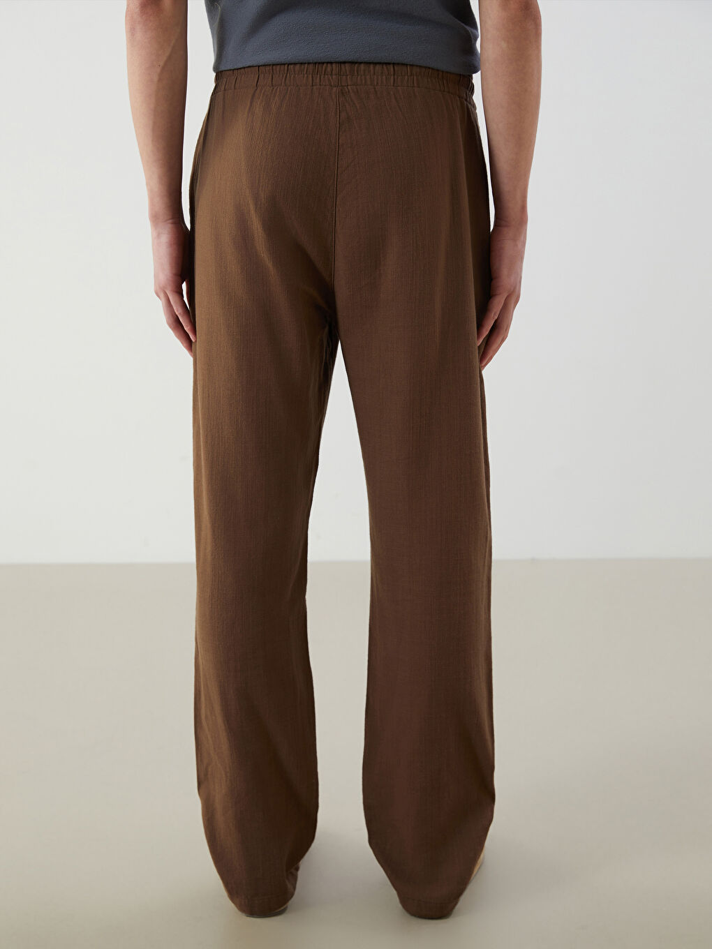 Relaxed Fit Twill Men's Trousers -S5PG20Z8-J0V