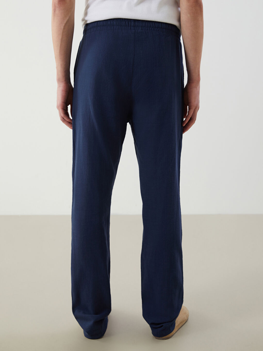Comfortable Fit Gabardine Men's Trousers -S5PG20Z8-J2Y