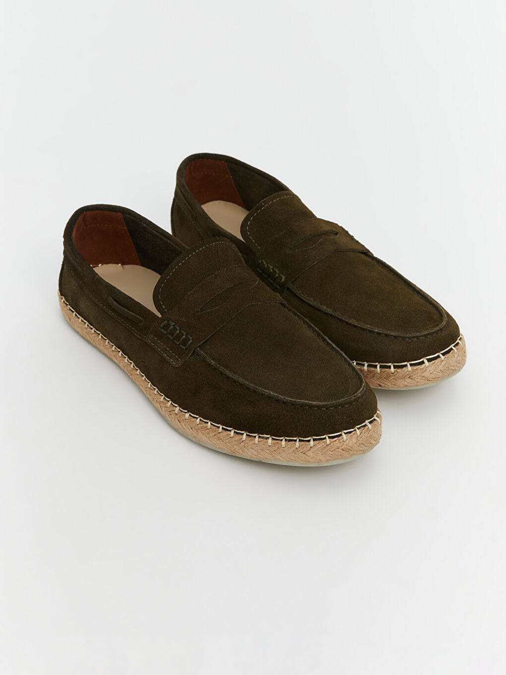 KOOR Yeşil Süet Görünümlü Erkek Loafer Ayakkabı
