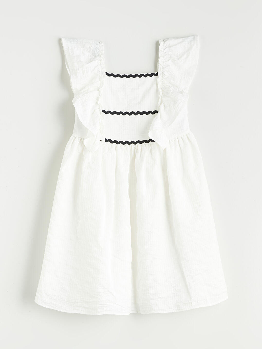 Square Neck Girls' Dress -S5PG38Z4-FDL