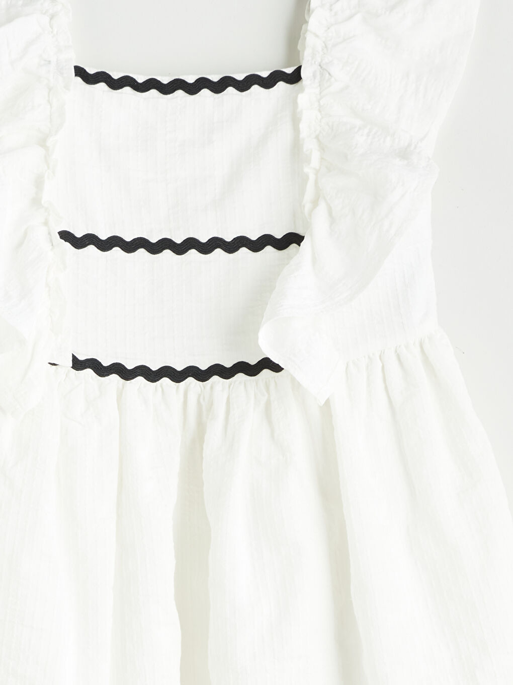 Square Neck Girls' Dress -S5PG38Z4-FDL