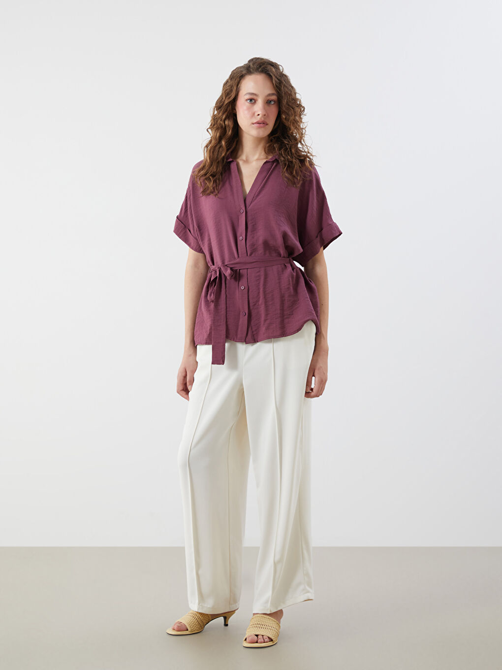 LCWAIKIKI Classic Elasticated Waist Women's Trousers -S5PG52Z8-V9H