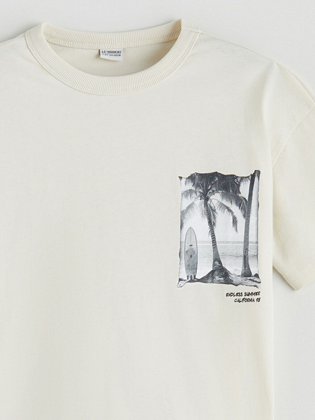 LCW Kids Crew Neck Boys' T-Shirt -S5PG61Z4-FWM
