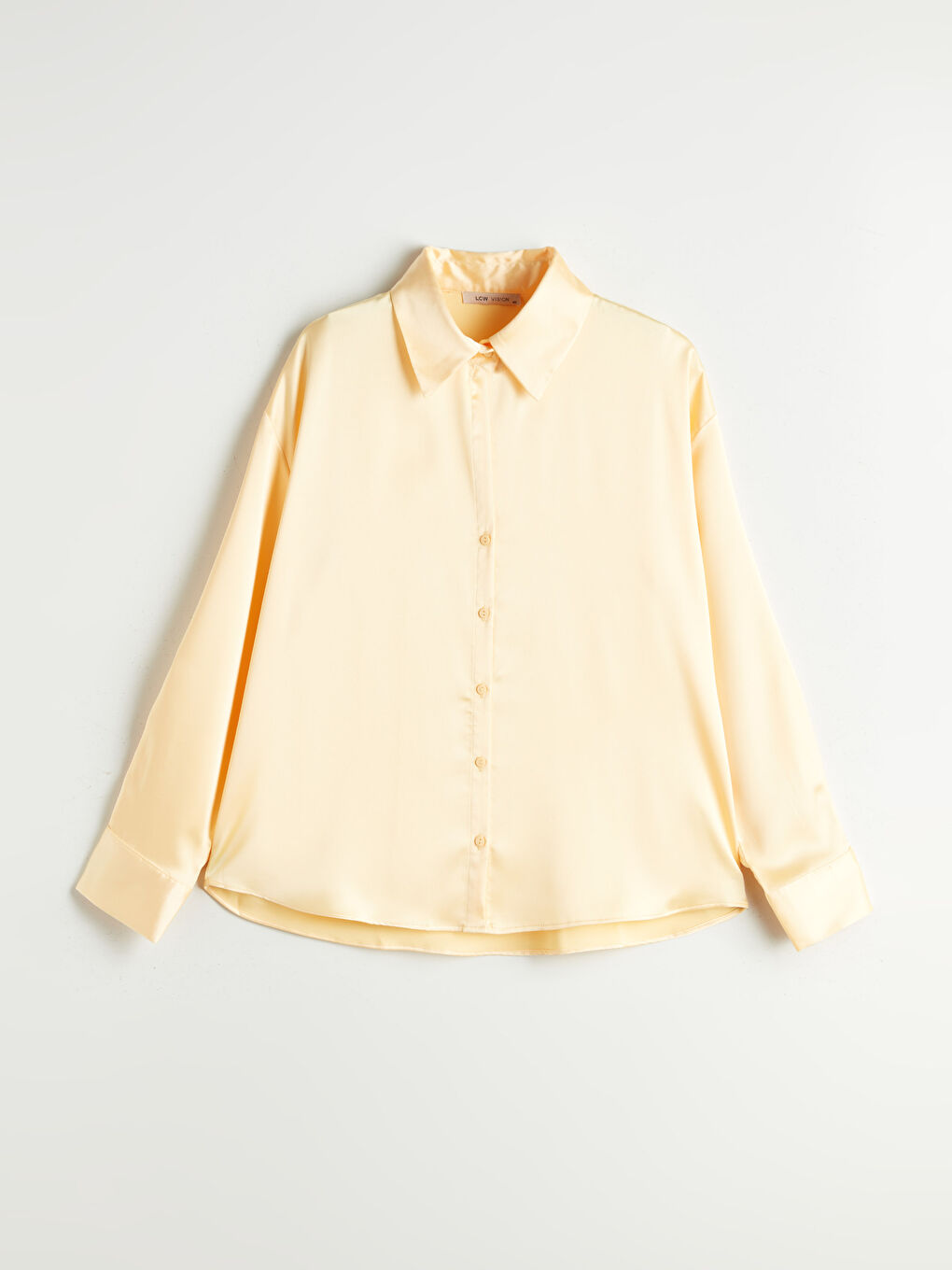 Chemise Oversize en Satin pour Femmes-4