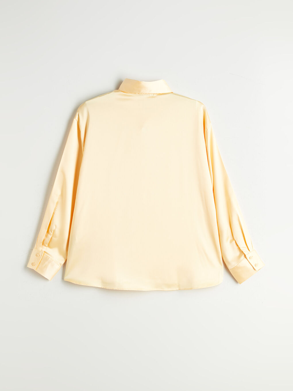 Chemise Oversize en Satin pour Femmes-5