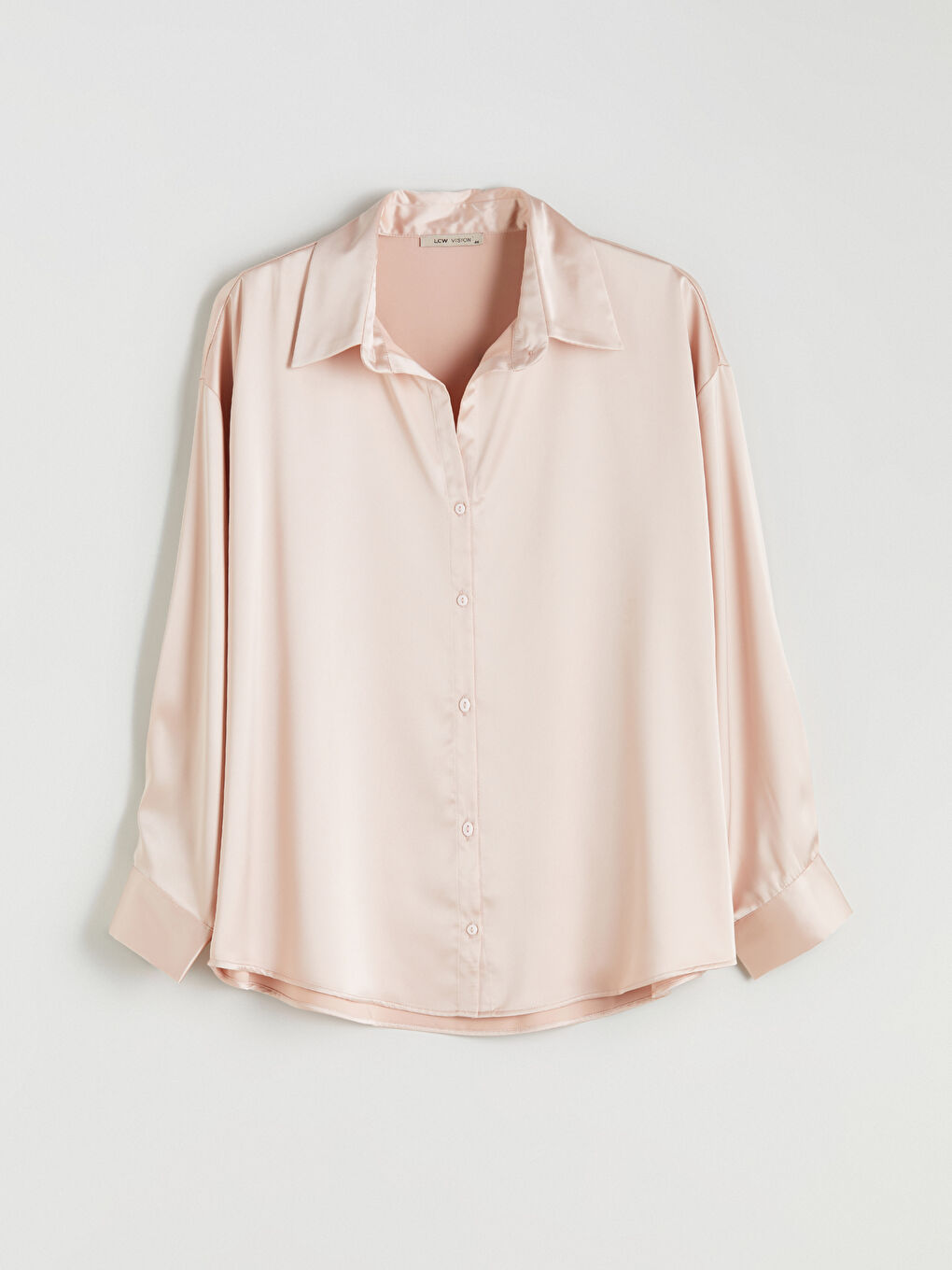 Oversize Satin Women's Shirt-4
