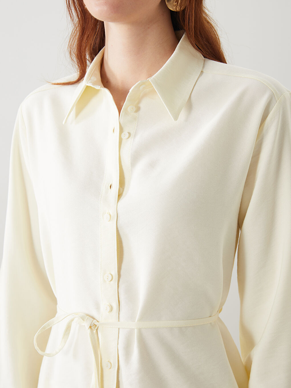 LCWAIKIKI Classic Loose Fit Women's Shirt Tunic -S5PG76Z8-CYN