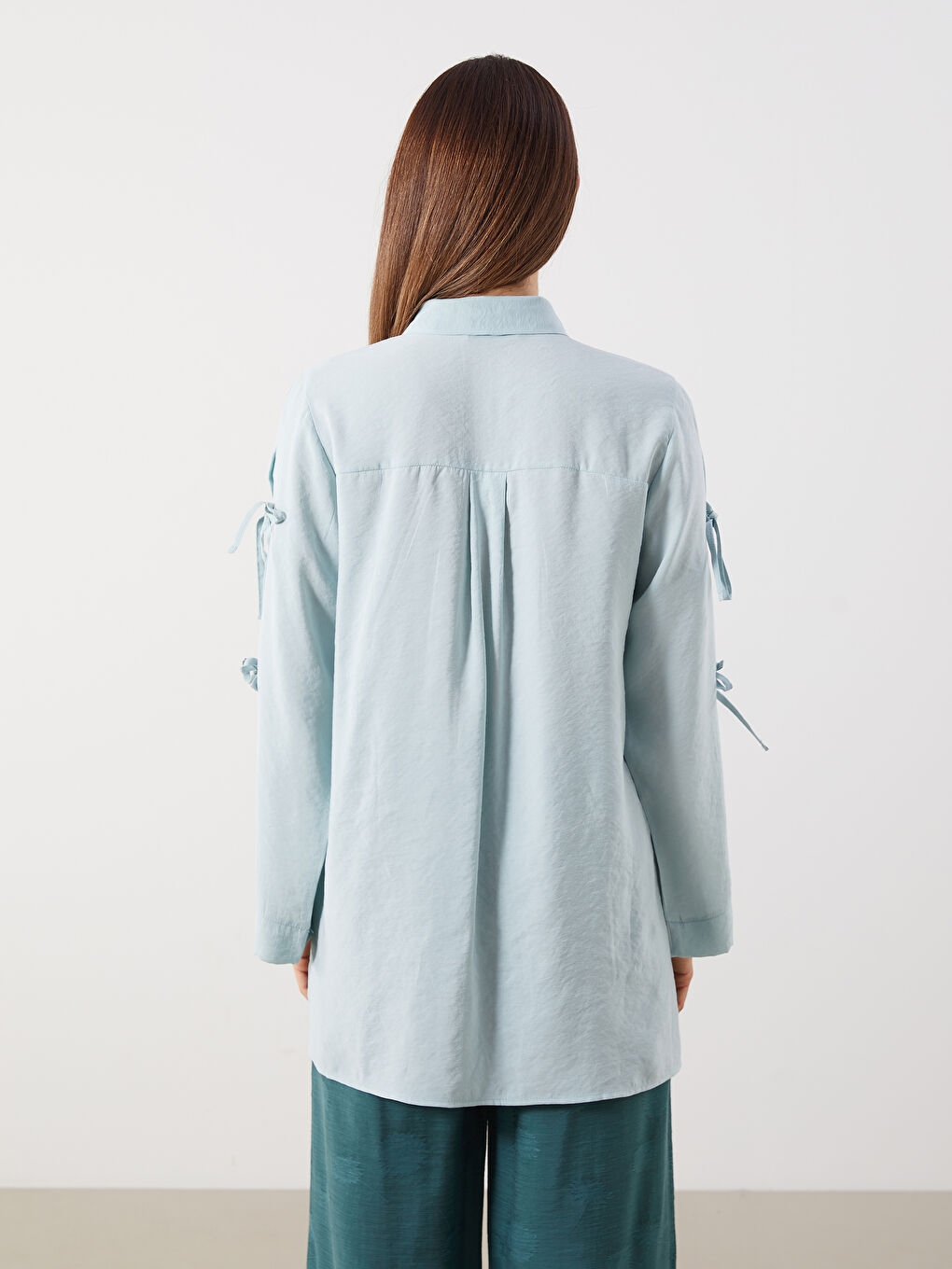 LCWAIKIKI Classic Modal Blend Women's Shirt Tunic -S5PG77Z8-CSM
