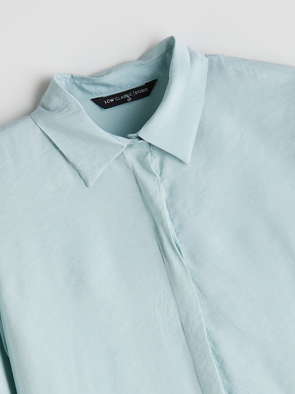 LCWAIKIKI Classic Modal Blend Women's Shirt Tunic -S5PG77Z8-CSM