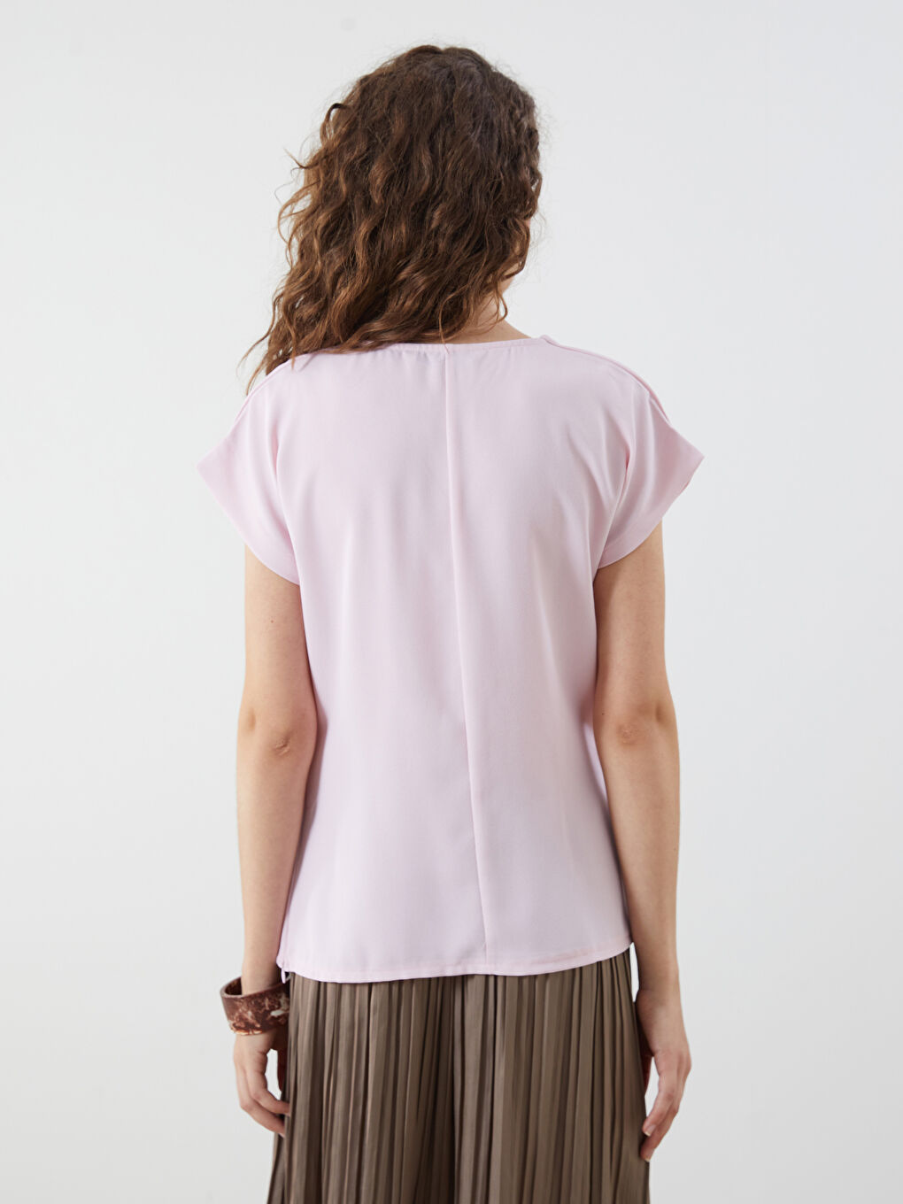 LCWAIKIKI Classic Bluza sa V izrezom i naborima -S5PG85Z8-DTG
