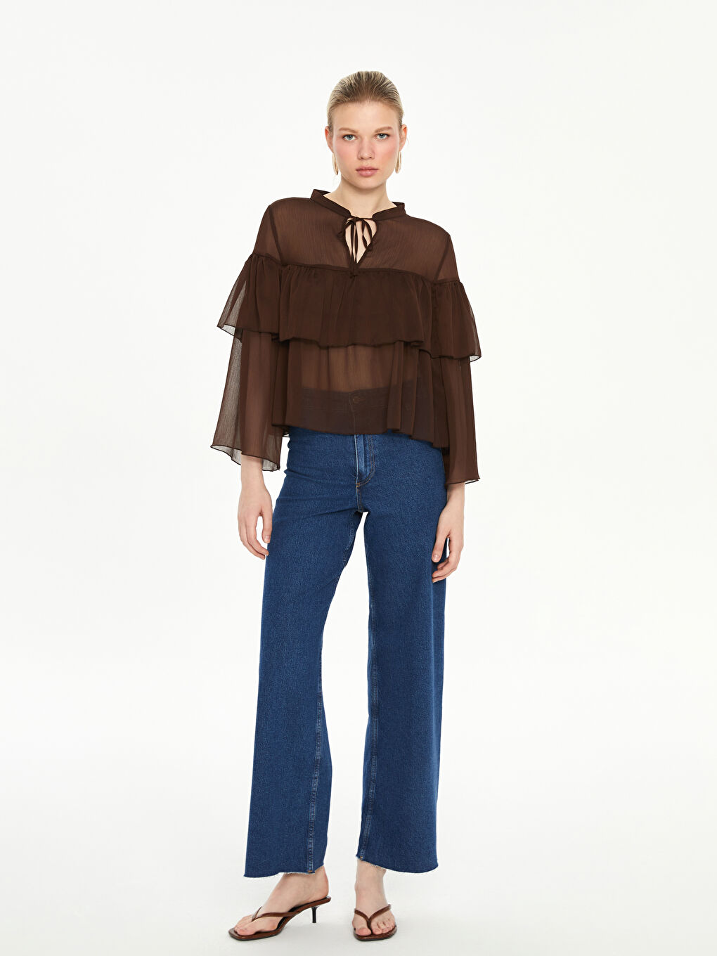 Woman BROWN Blouse -S5PG91Z8-JTW