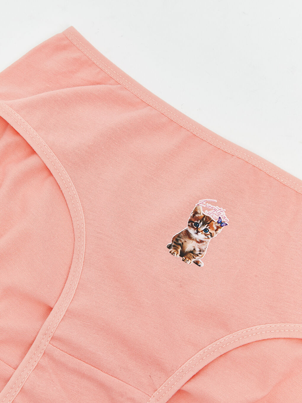 Pembe Baskılı Kız Çocuk Külot-2