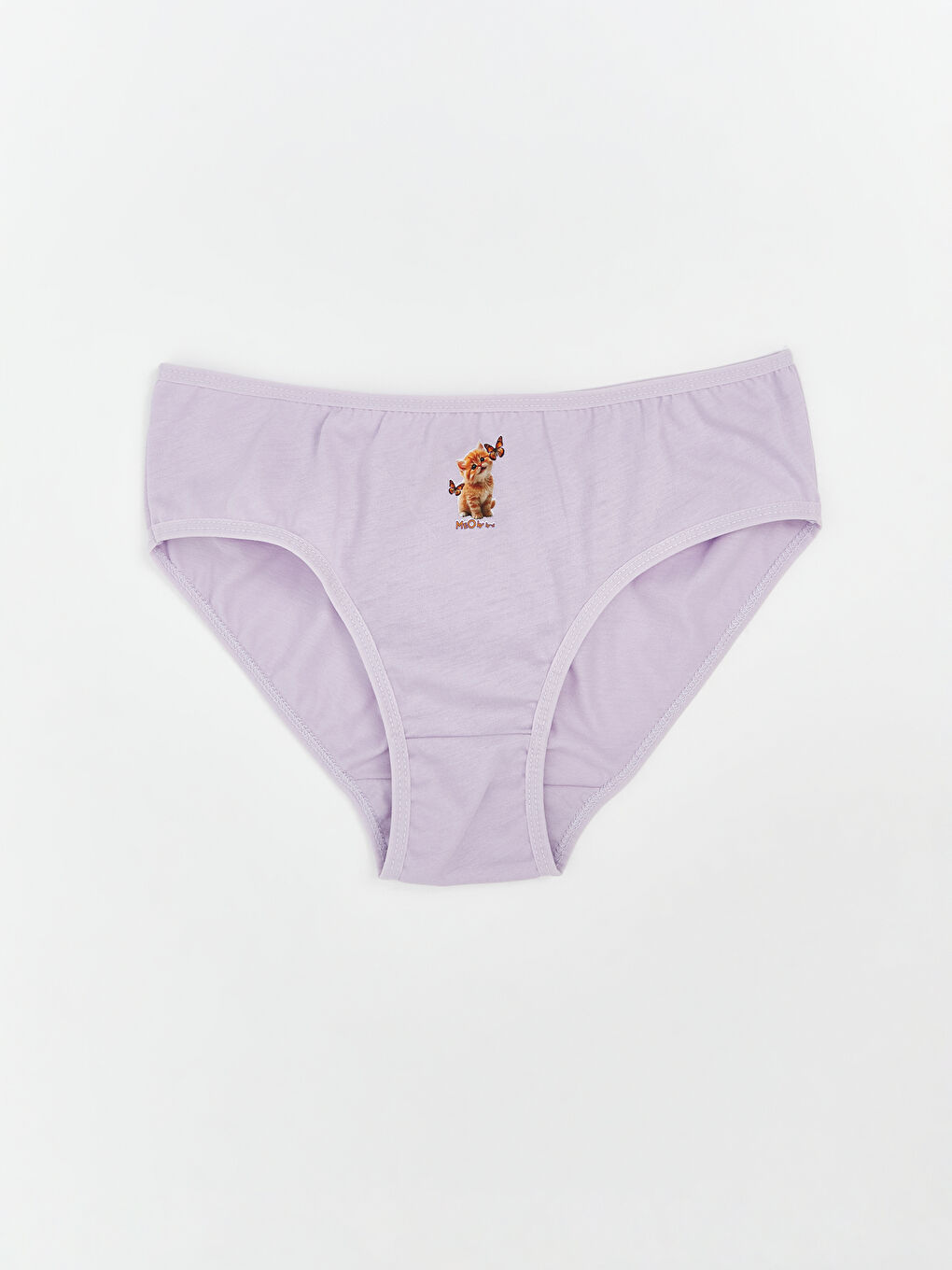 Lila Baskılı Kız Çocuk Külot