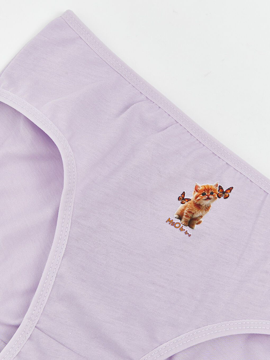 Lila Baskılı Kız Çocuk Külot-2