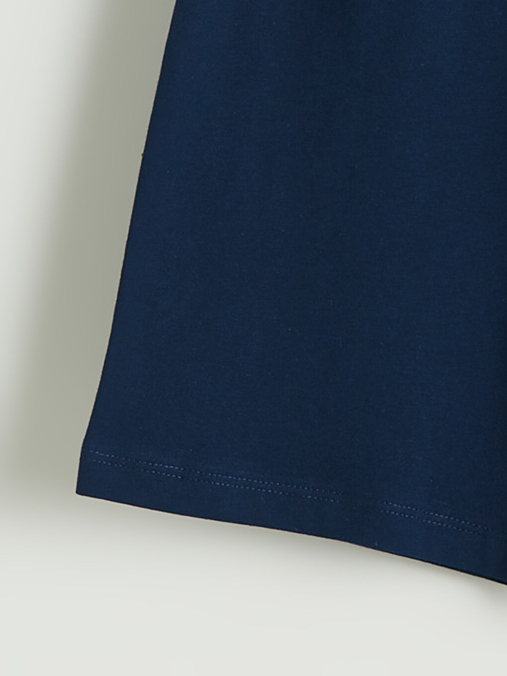 Lacivert Beli Lastikli Erkek Çocuk Pijama Şort-1