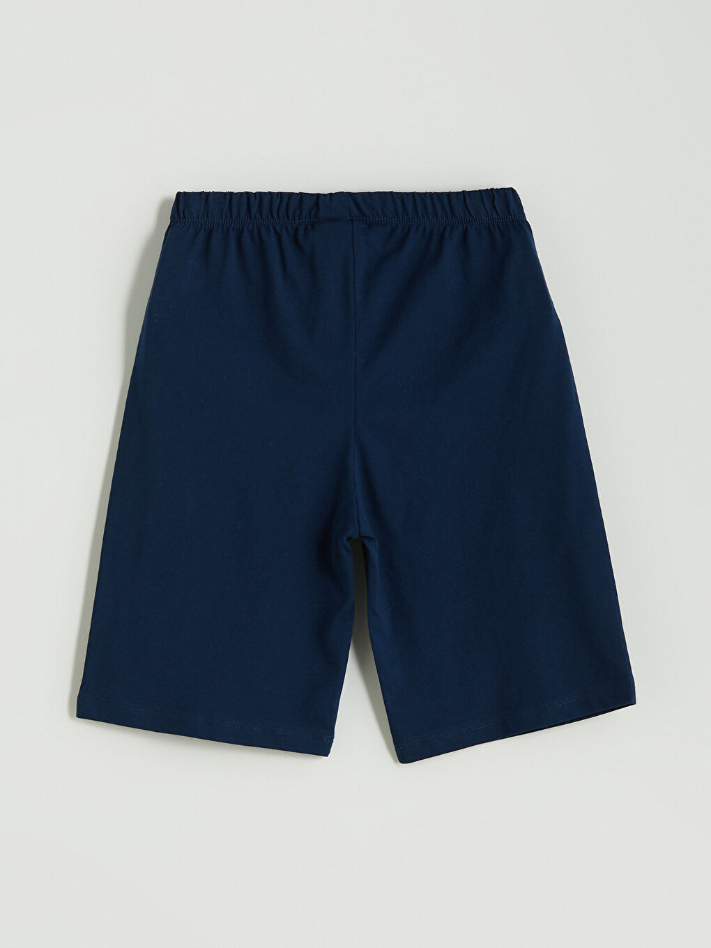 Lacivert Beli Lastikli Erkek Çocuk Pijama Şort-2