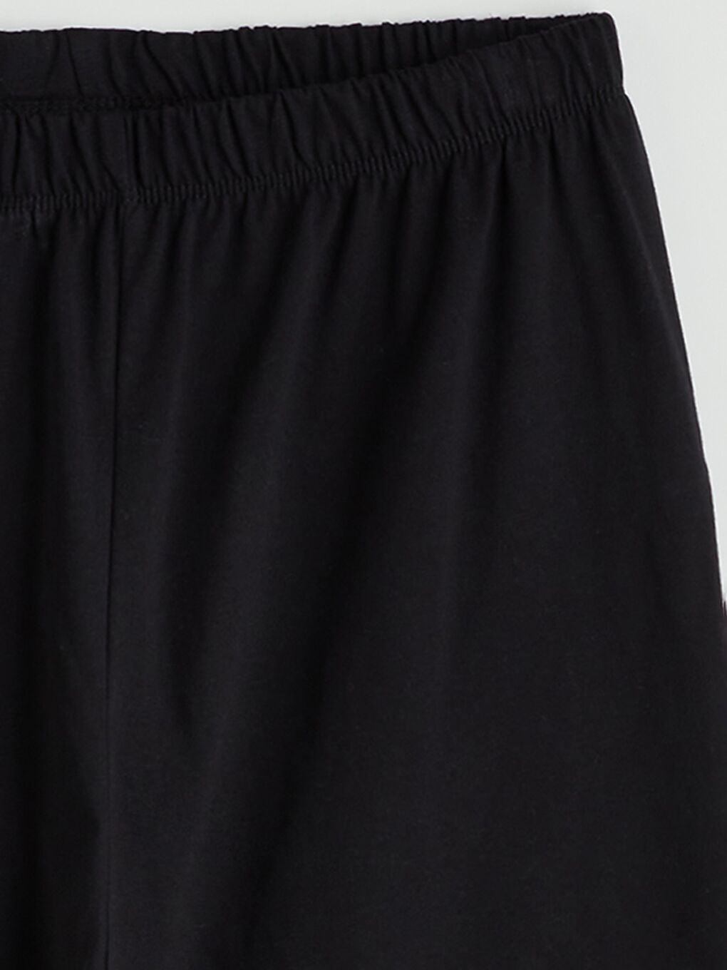 Siyah Beli Lastikli Erkek Çocuk Pijama Şort-2
