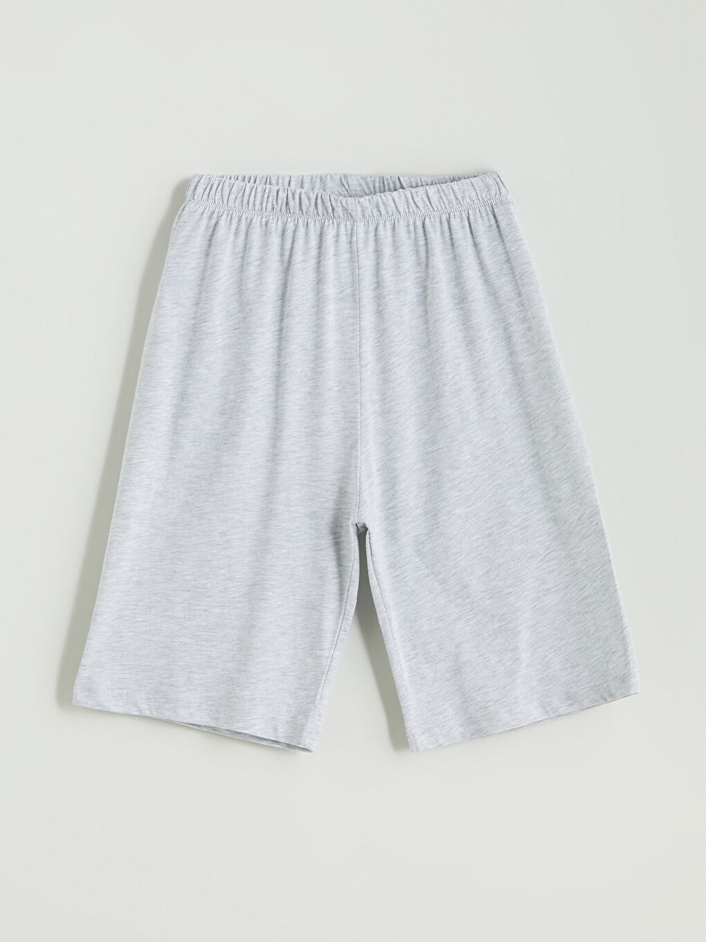 Gri Beli Lastikli Erkek Çocuk Pijama Şort