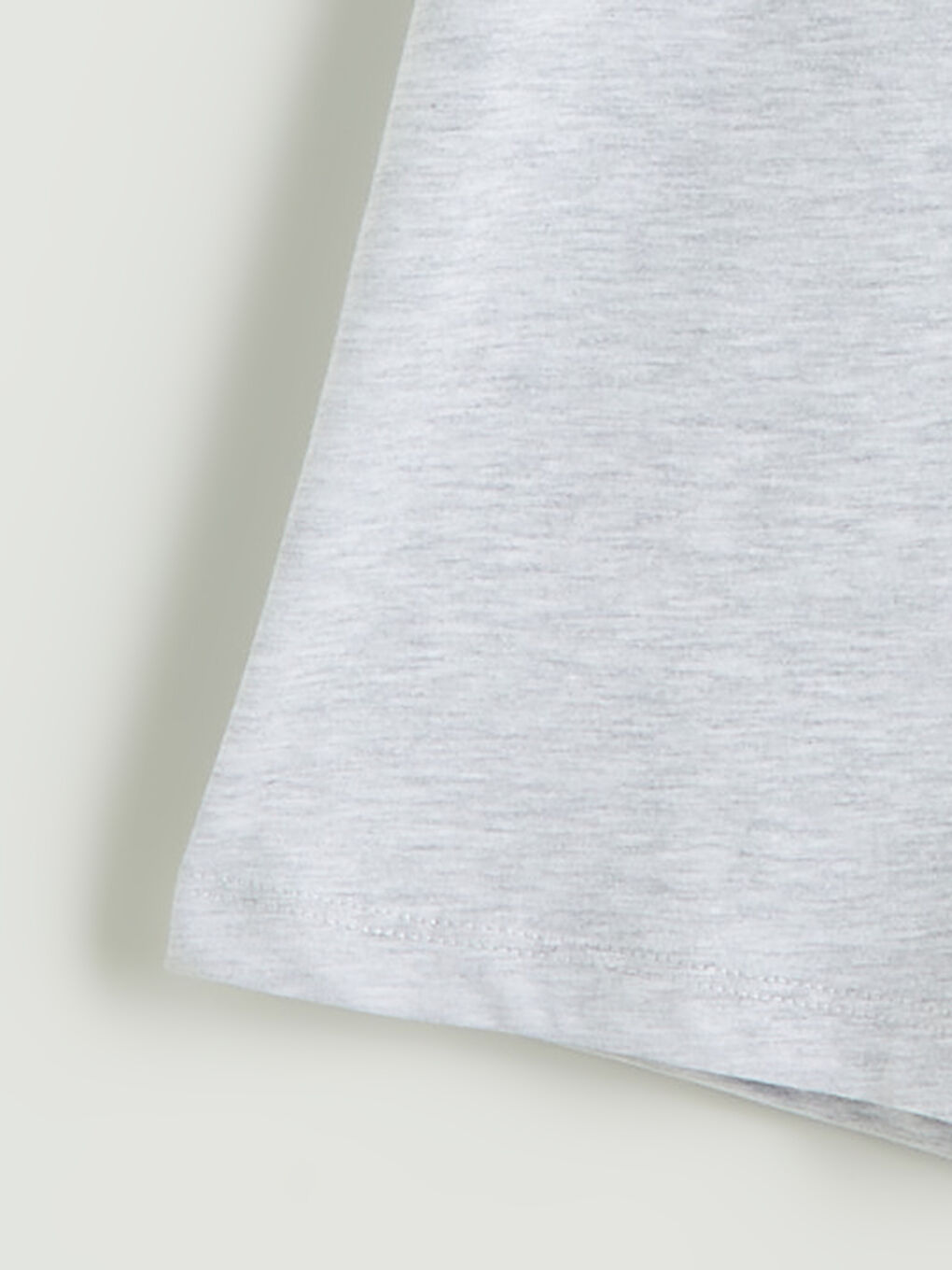 Gri Beli Lastikli Erkek Çocuk Pijama Şort-1