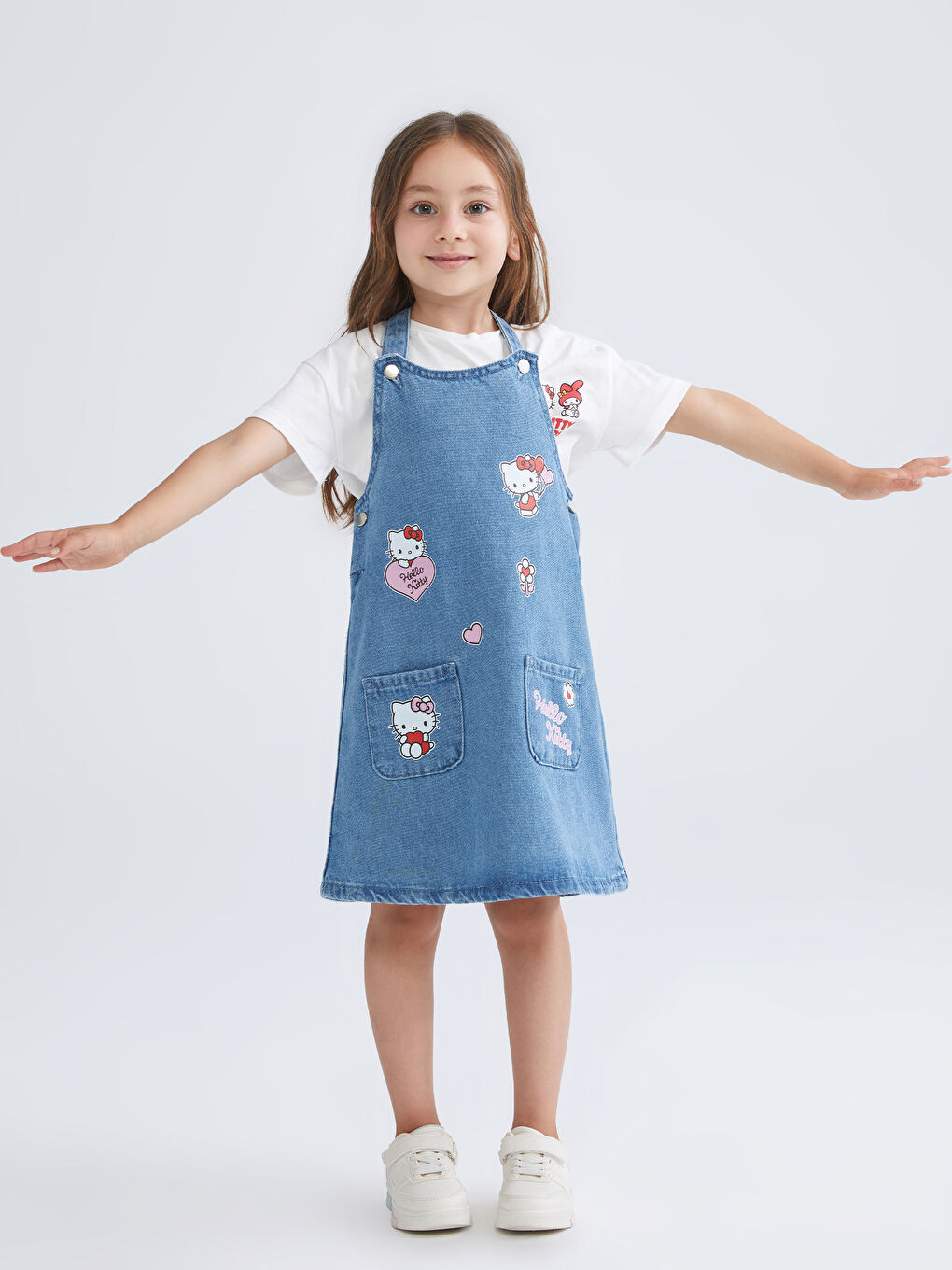 LCW Kids Момиче Синьо Рокля от дънков плат -S5PH22Z1-LR1