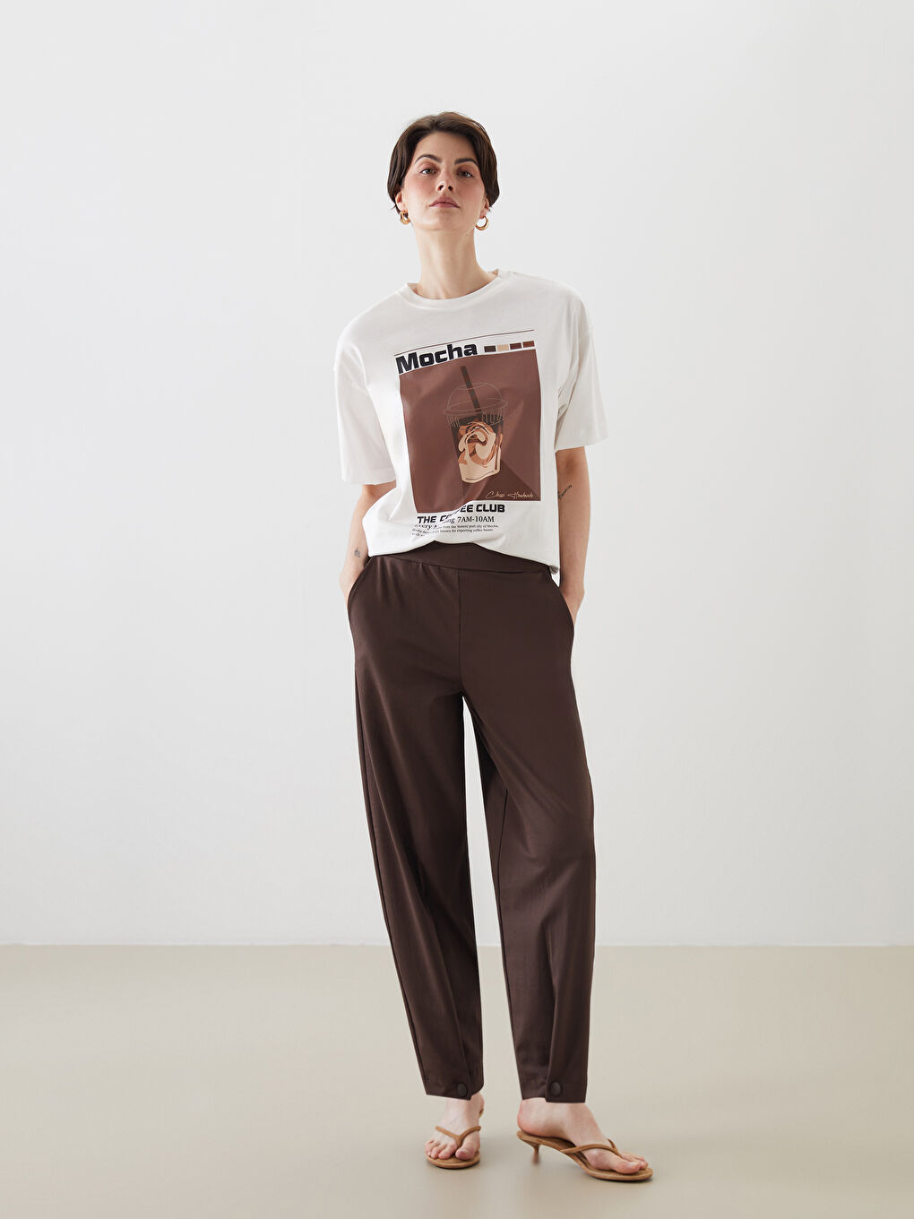LCW Vision Elasticated Waist Women's Trousers -S5PH25Z8-R39