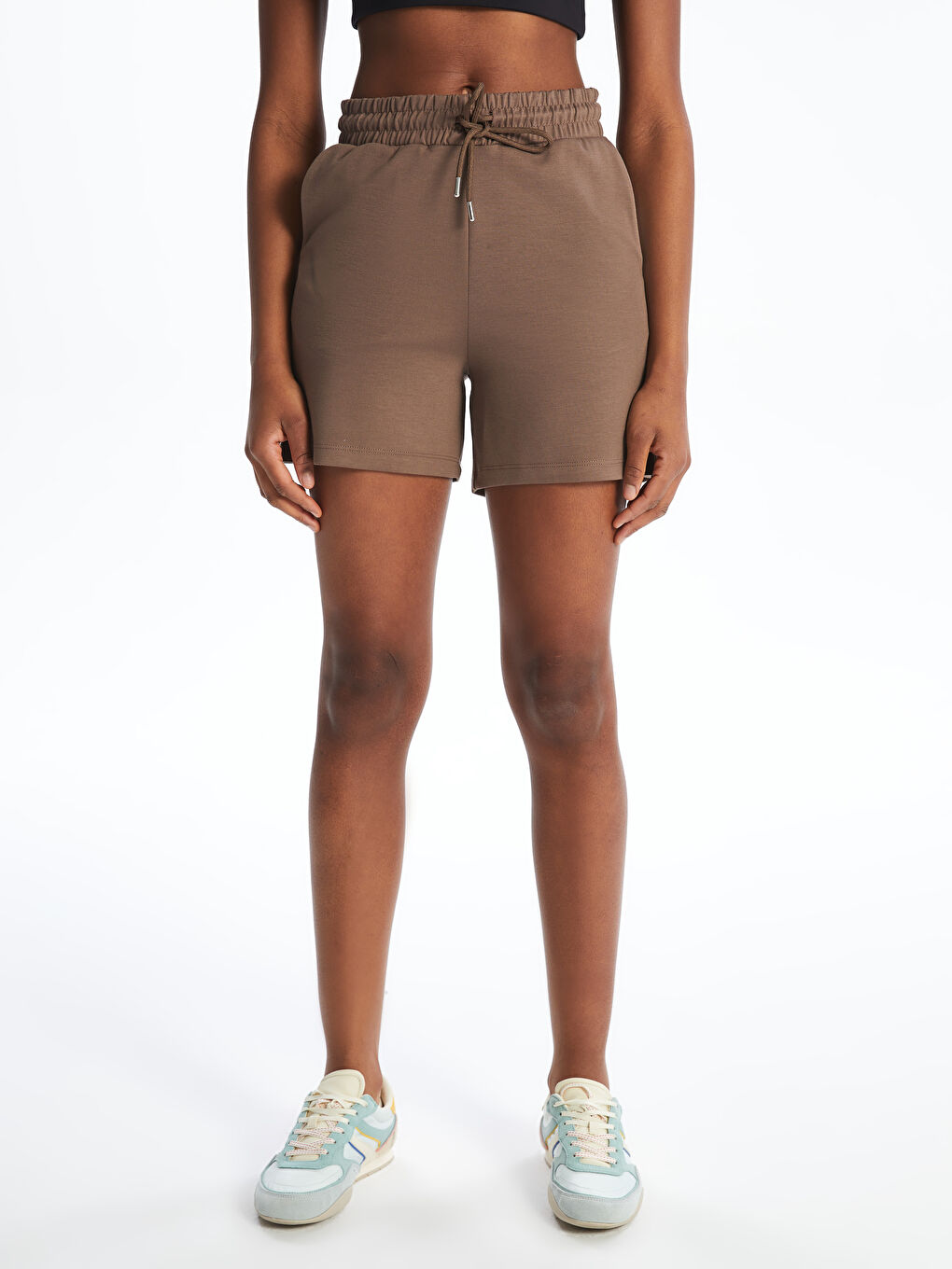 Elasticated Waist Women's Shorts -S5PH30Z8-PS7