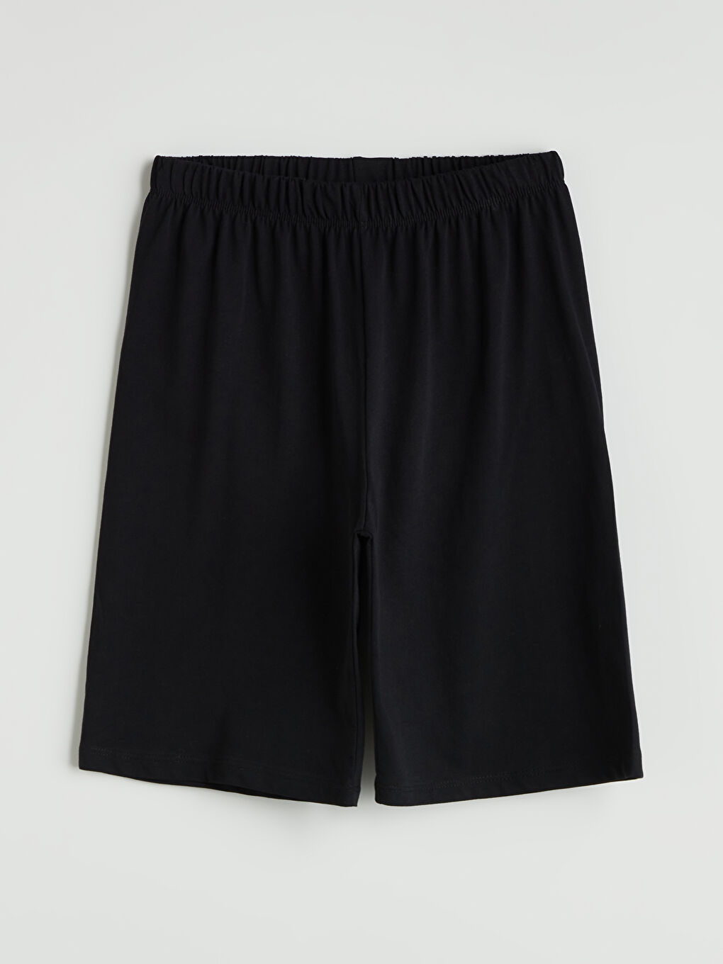 Siyah Beli Lastikli Erkek Çocuk Pijama Şort