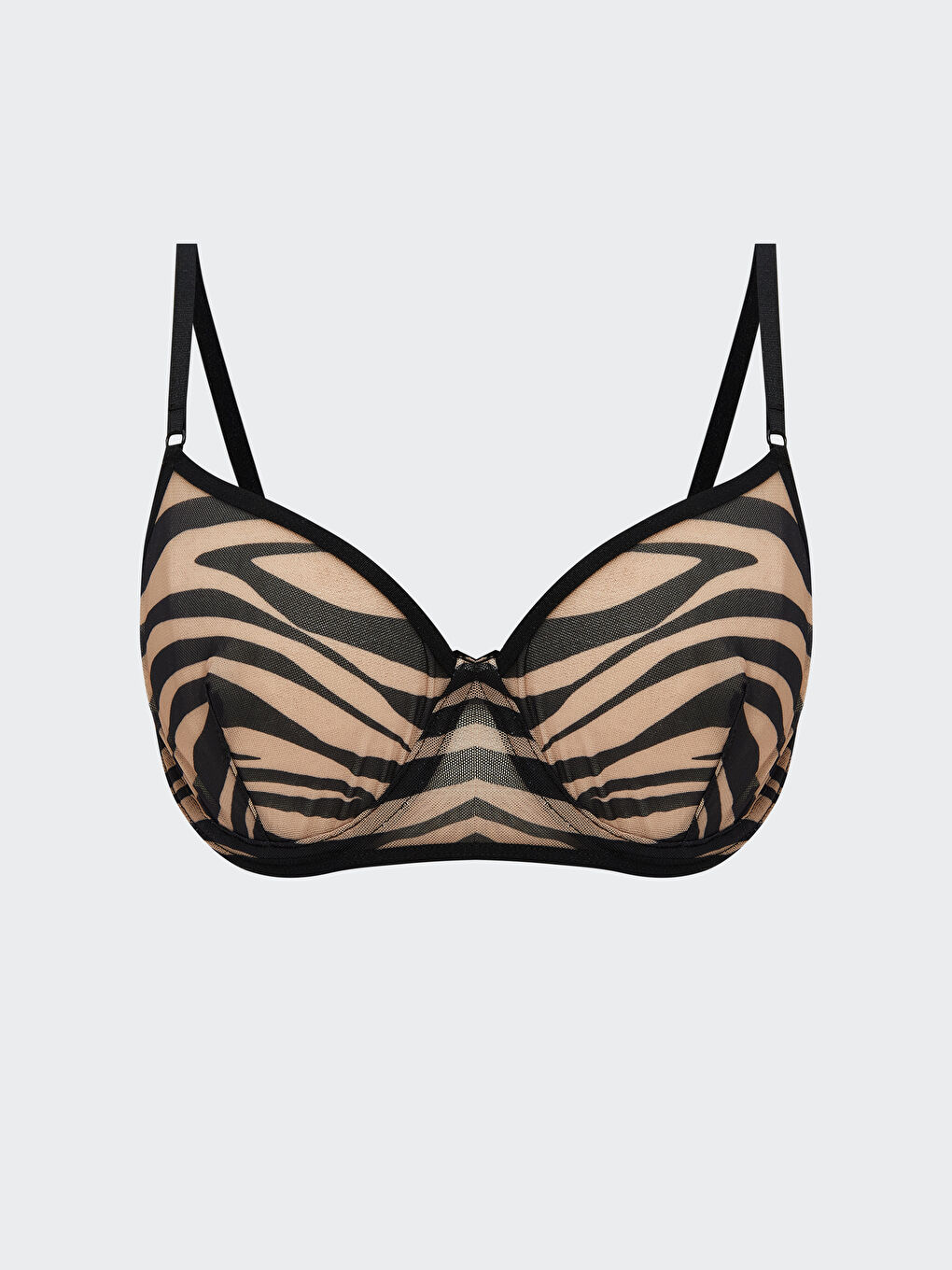 Wired Non-Padded Leopard Print Fancy T-Shirt Bra -S5PH67Z8-LQJ