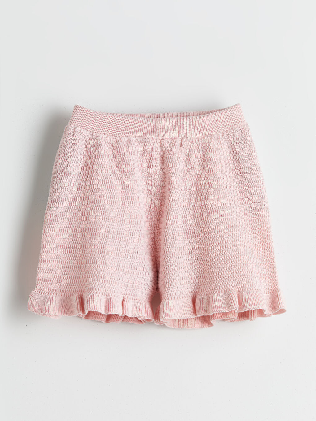 Pembe Kalp Baskılı Kız Çocuk Süveter ve Şort 2'li-3