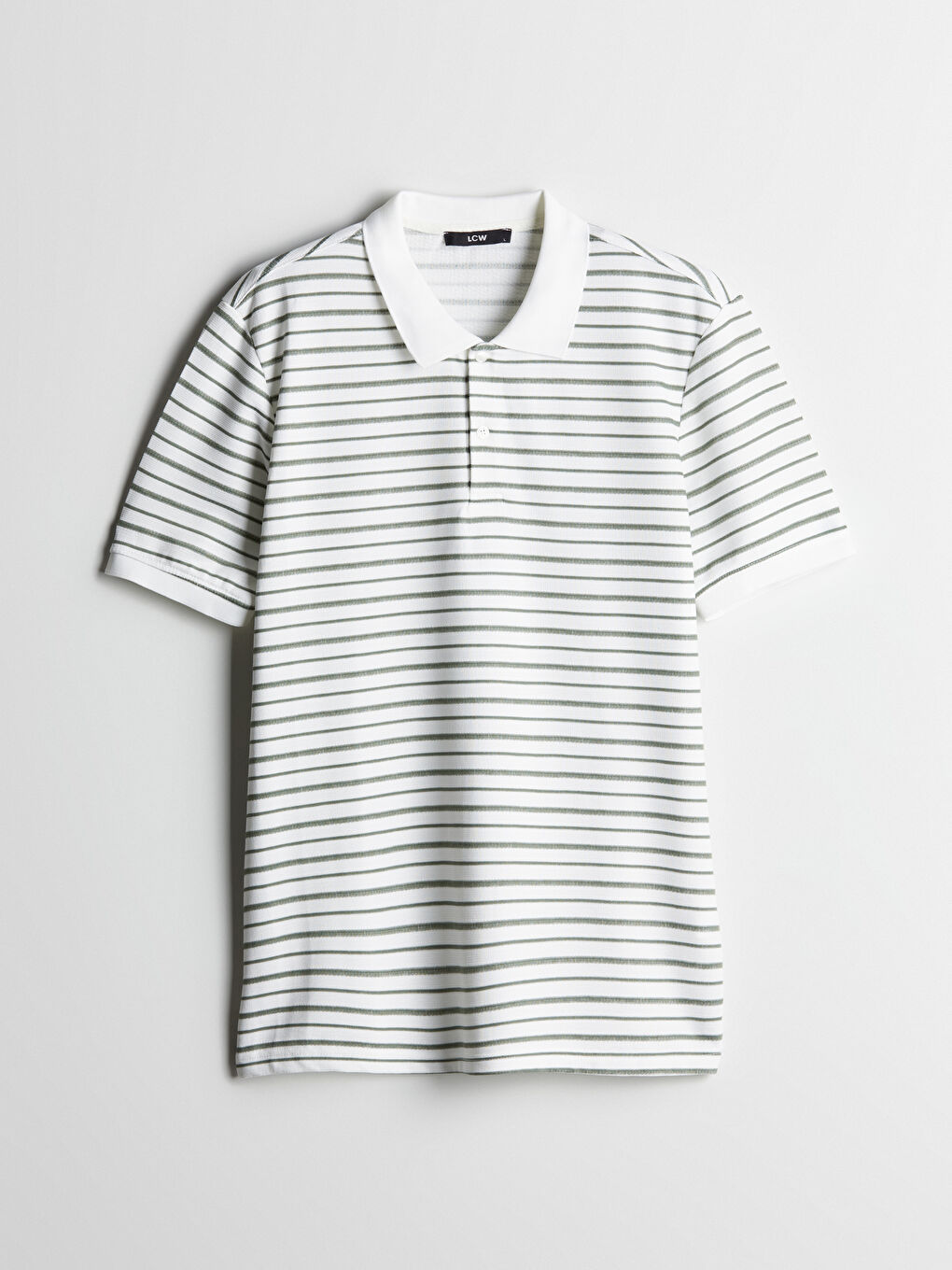 Polo Neck Striped Men's T-Shirt -S5PI44Z8-LFT