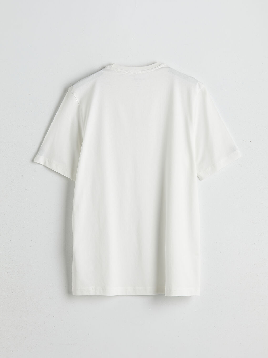 Crew Neck Printed Combed Cotton Men's T-Shirt -S5PI69Z8-R9J
