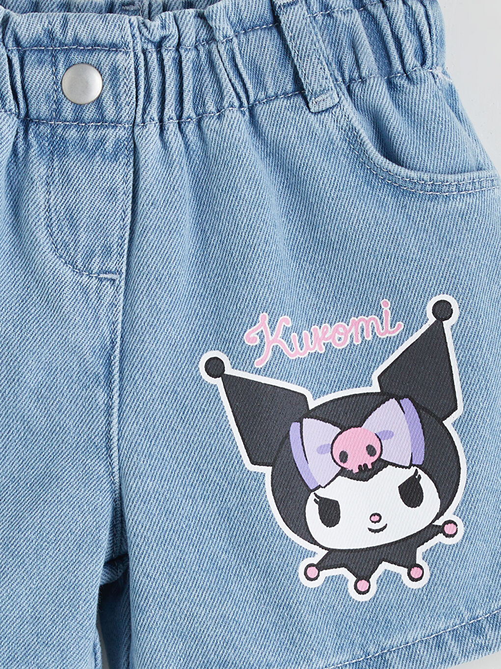LCW Kids Girl BLUE Denim Shorts -S5PI71Z1-LR1