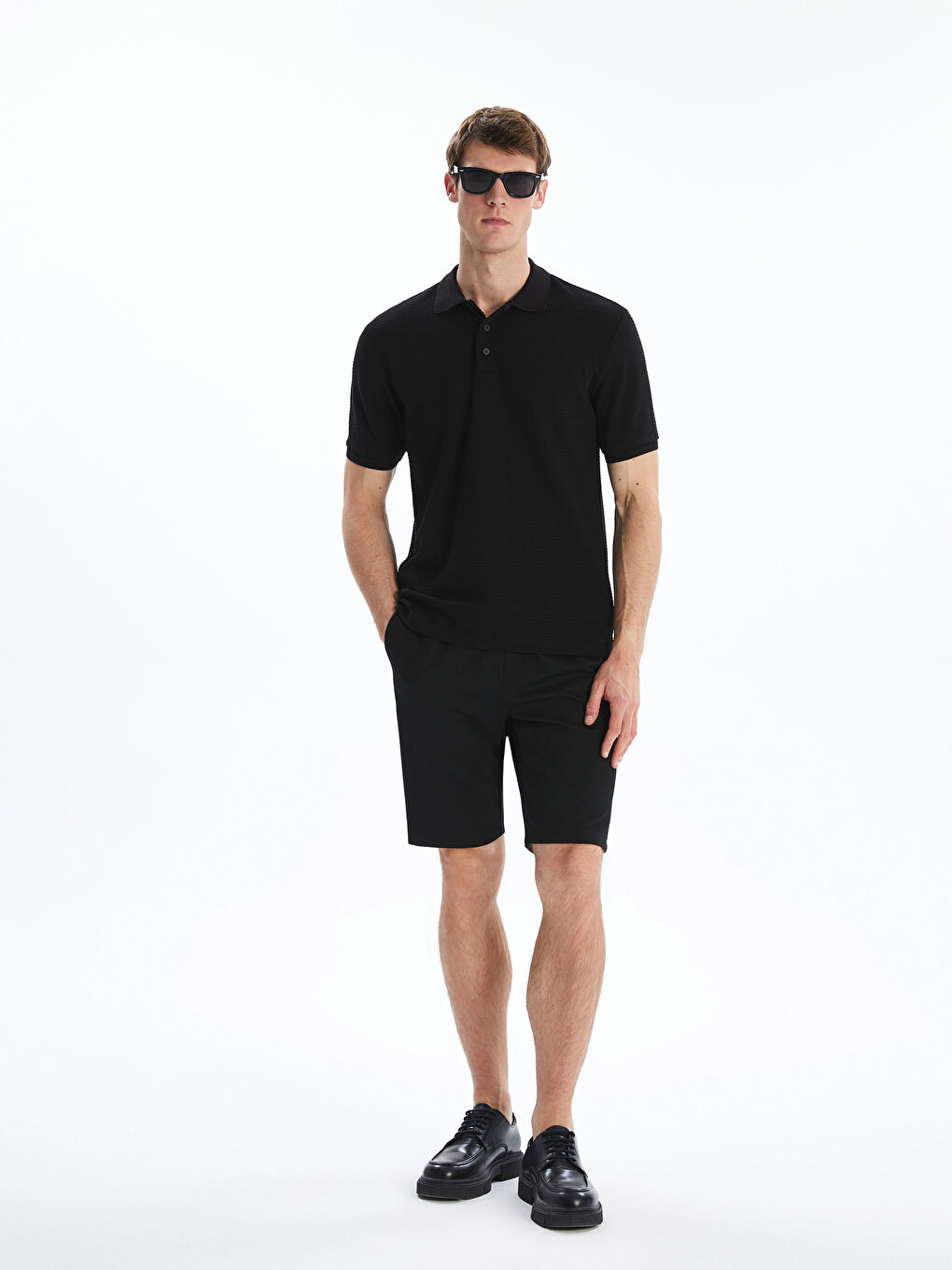 LCW Vision Polo Neck Jersey Men's T-Shirt -S5PI77Z8-CVL