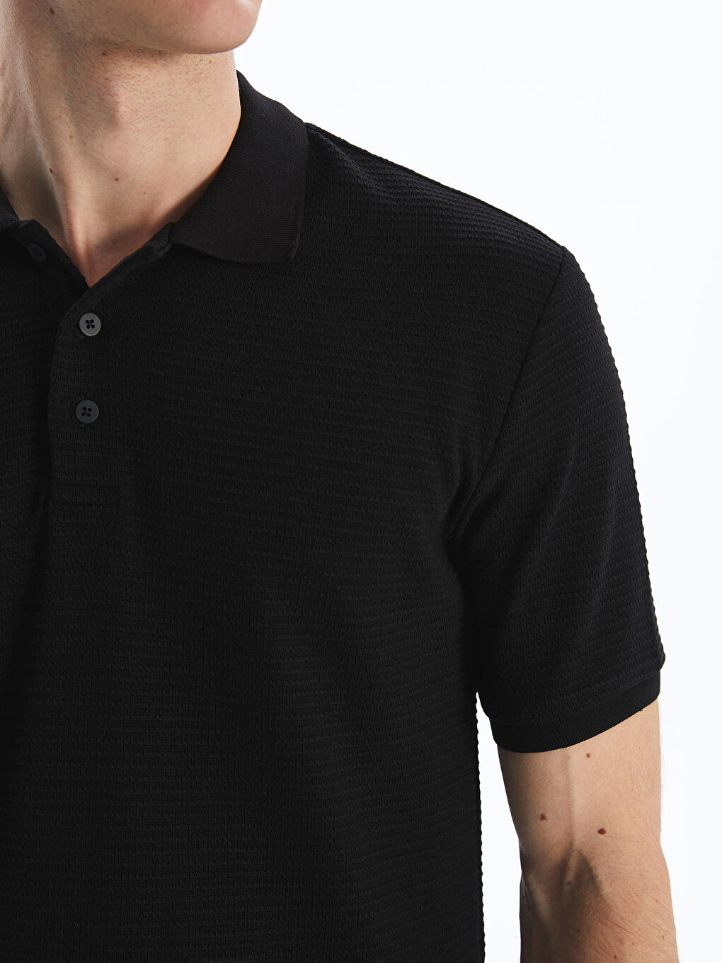 LCW Vision Polo Neck Jersey Men's T-Shirt -S5PI77Z8-CVL