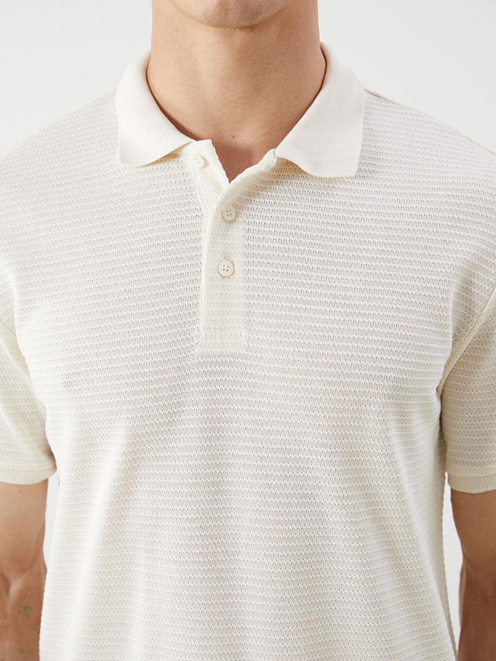 LCW Vision Polo Neck Jersey Men's T-Shirt -S5PI77Z8-R9J