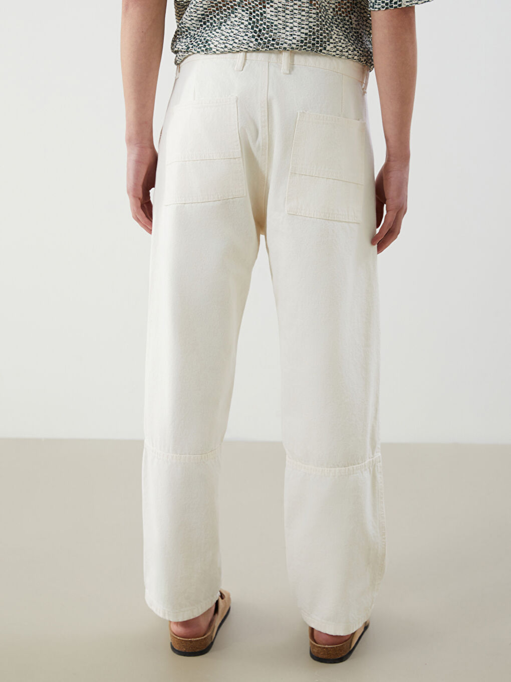 Standard Fit Twill Men's Trousers -S5PI91Z8-J1F