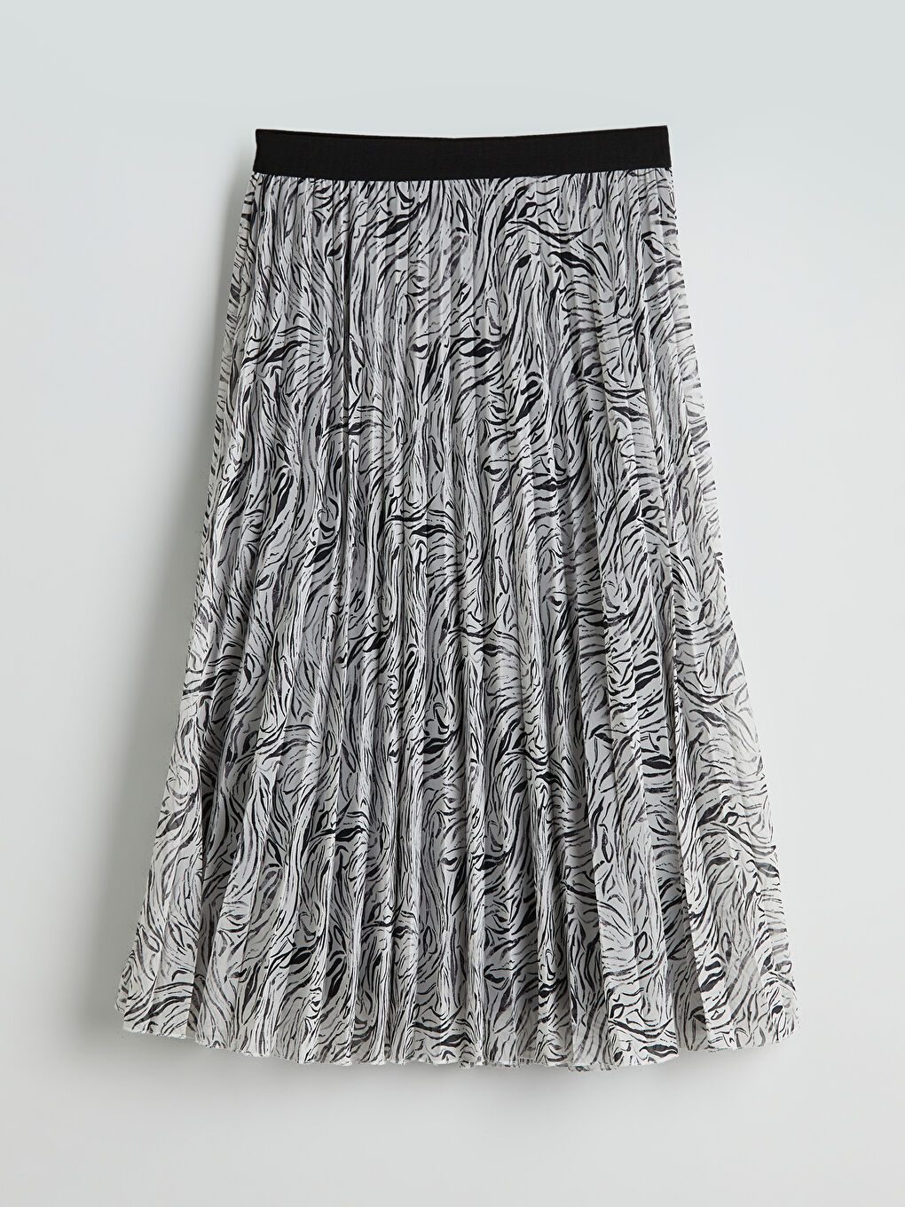Elastic Waist Chiffon Women’S Pleated Skirt -S5PJ01Z8-LQJ