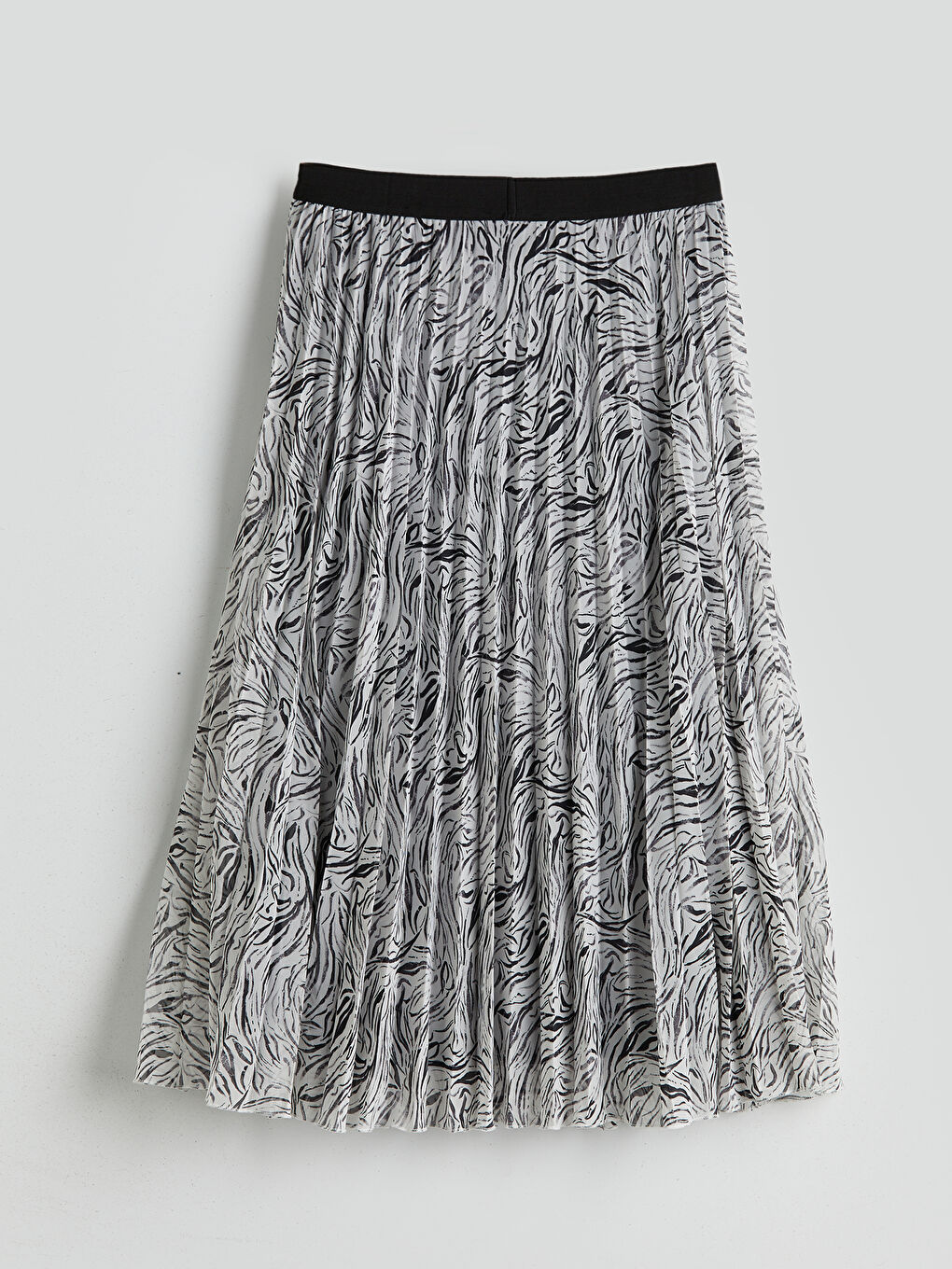 Elastic Waist Chiffon Women’S Pleated Skirt -S5PJ01Z8-LQJ