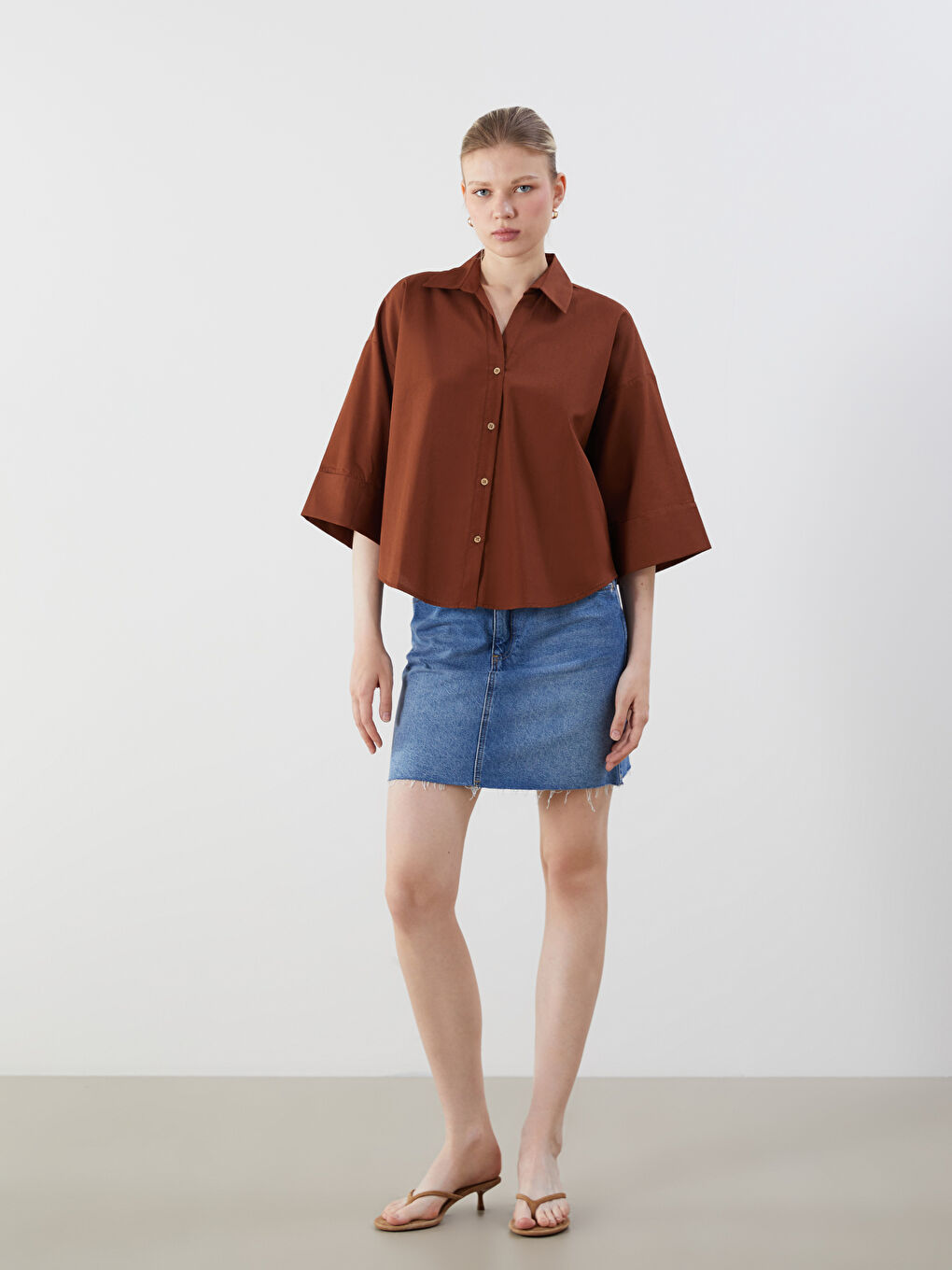 Oversize Women's Shirt -S5PJ14Z8-D2M