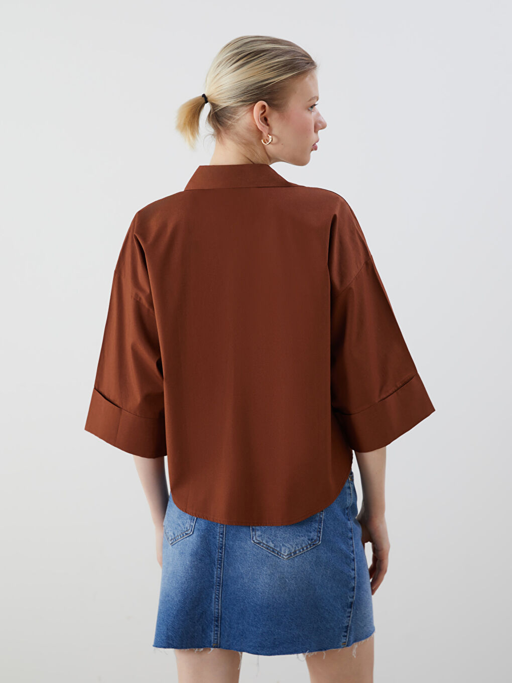 Oversize Women's Shirt -S5PJ14Z8-D2M
