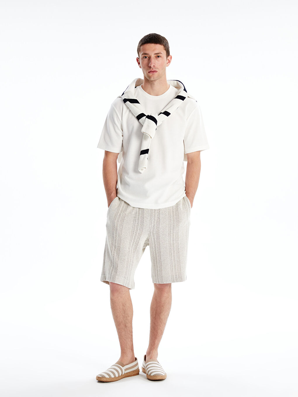 LCW Vision Crew Neck Short Sleeve Men's T-Shirt -S5PJ20Z8-R9J