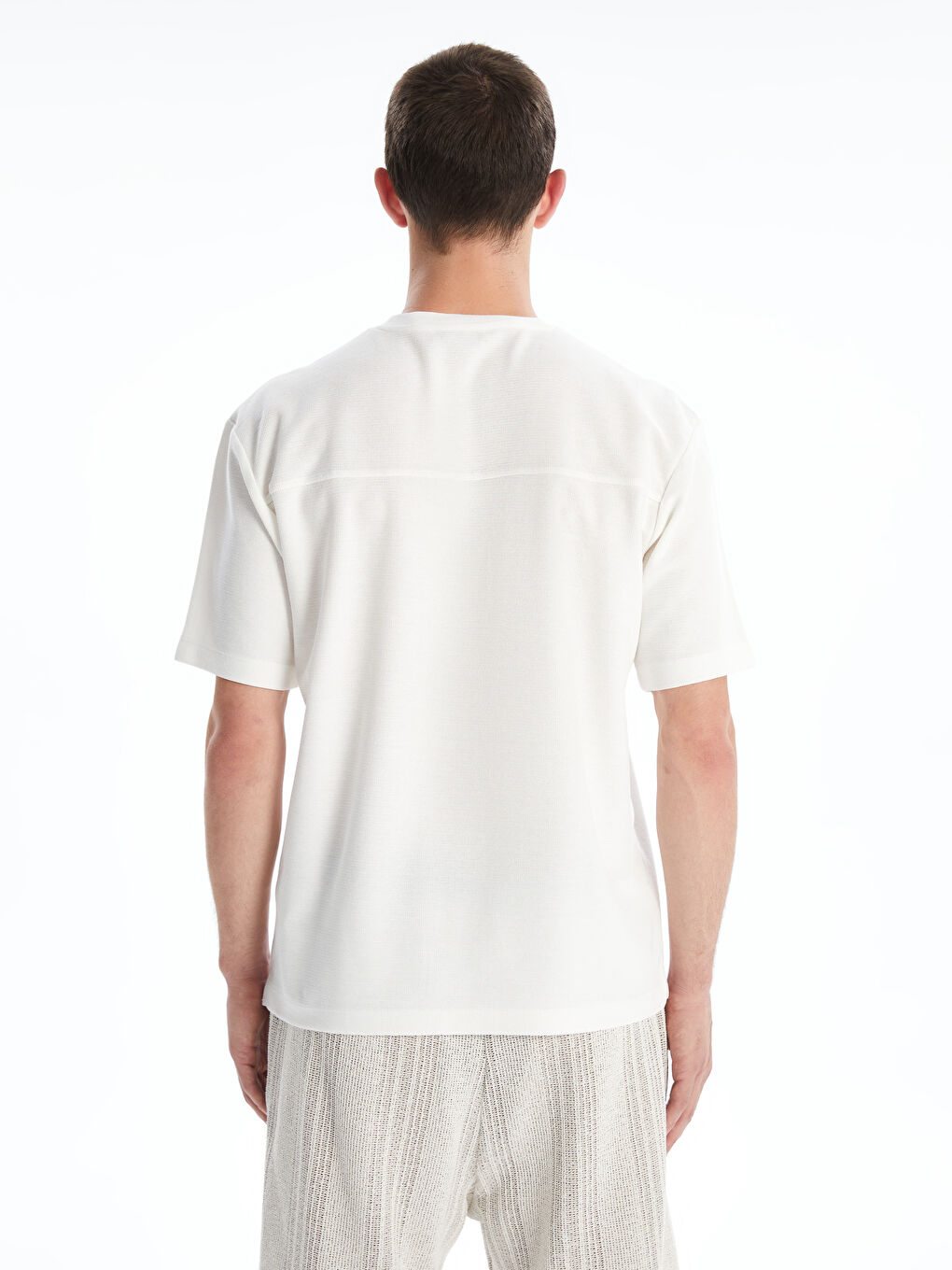 LCW Vision Crew Neck Short Sleeve Men's T-Shirt -S5PJ20Z8-R9J