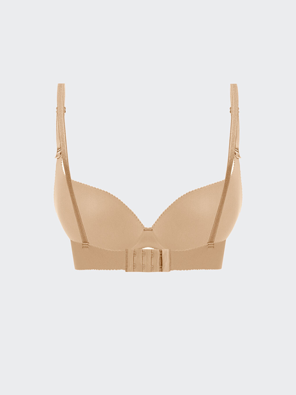 Pembe Balensiz Dolgulu Düz Tişört Sütyen-1