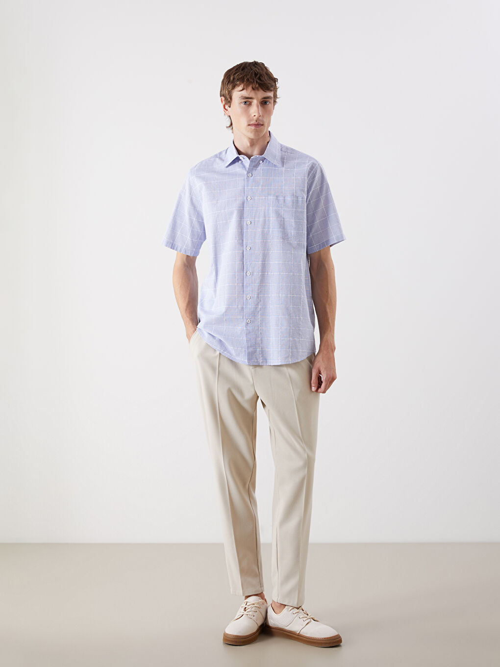 Man BLUE Shirt -S5PJ34Z8-P2V