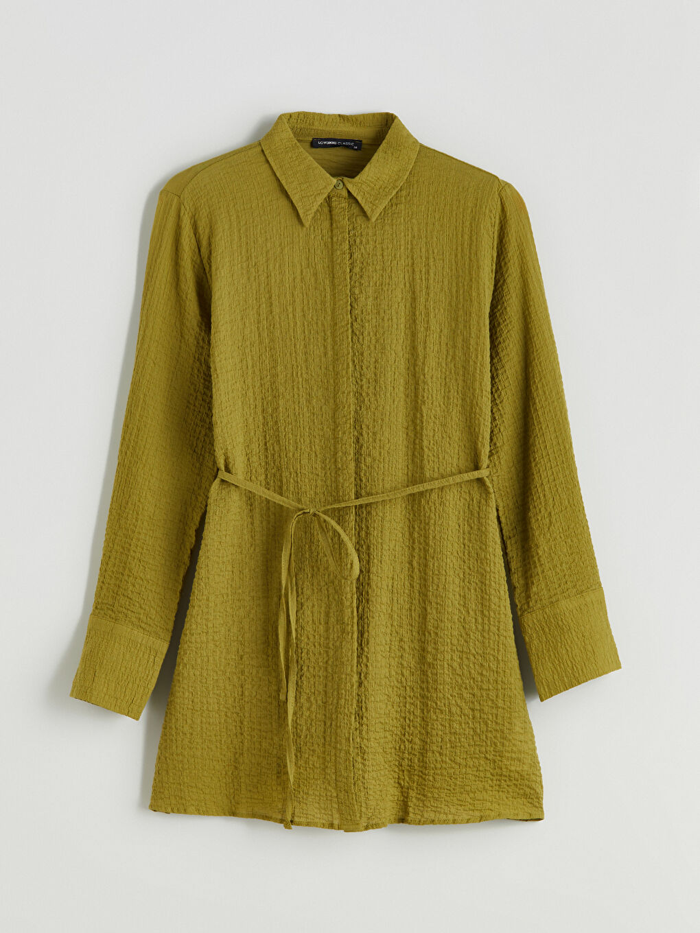 LCWAIKIKI Classic Textured Women's Shirt Tunic -S5PJ52Z8-GUW