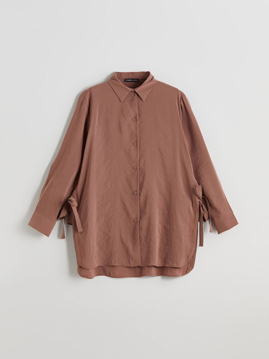 LCWAIKIKI Classic Woman BROWN Shirt Tunic -S5PJ75Z8-R1X