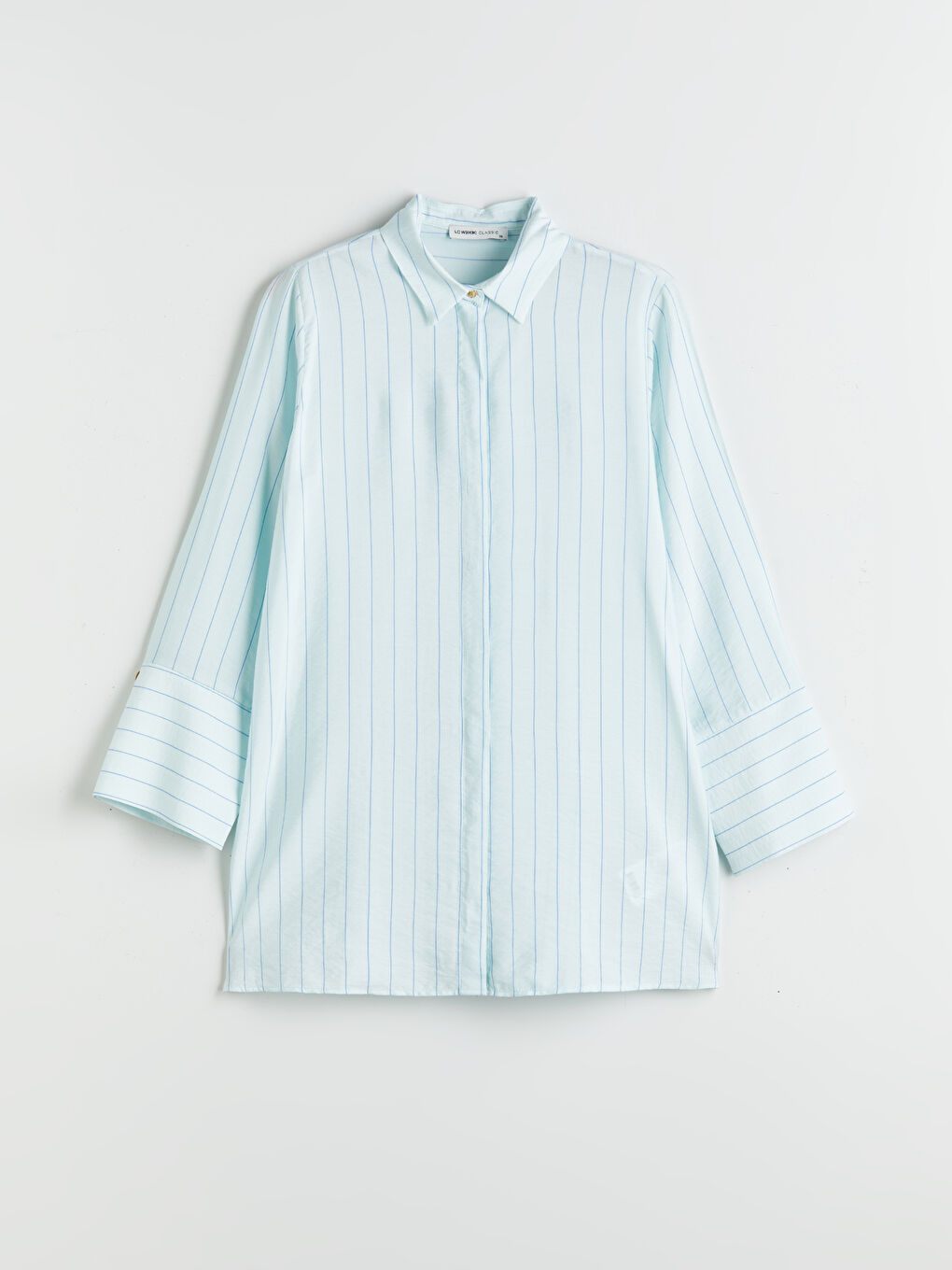 LCWAIKIKI Classic Striped Women's Shirt Tunic -S5PJ76Z8-LFN